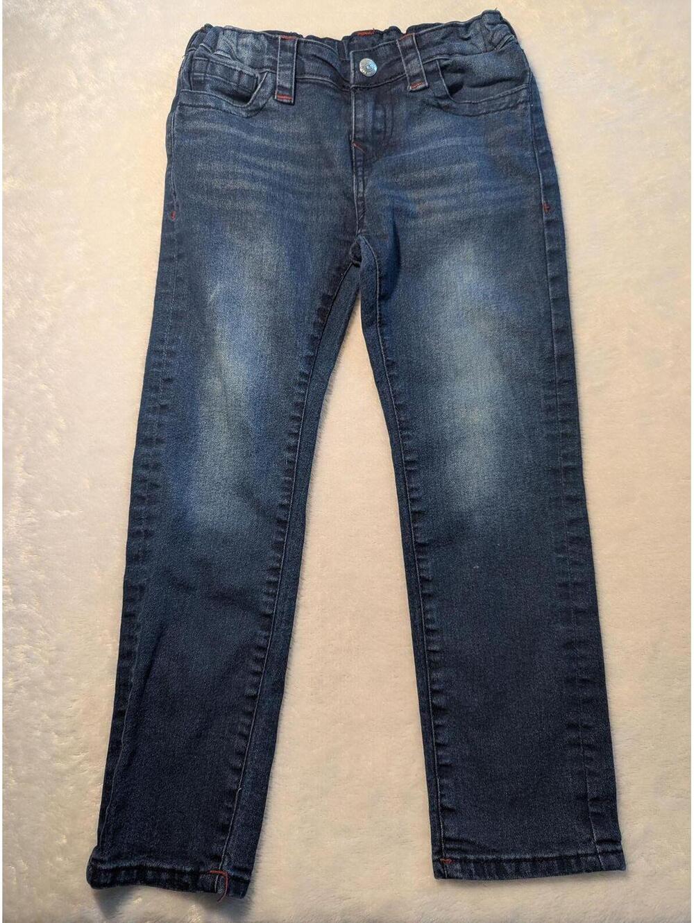 True Religion Boys Size 7 Dark Blue Denim Jeans